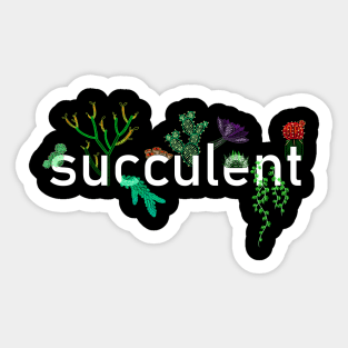 Succulent Sticker